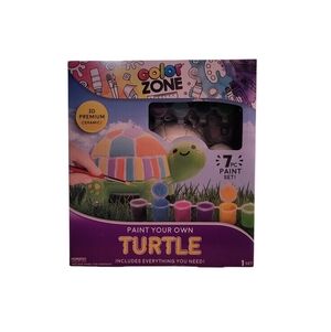 NEW Color Zone Paint Your Own Turtle Kit
